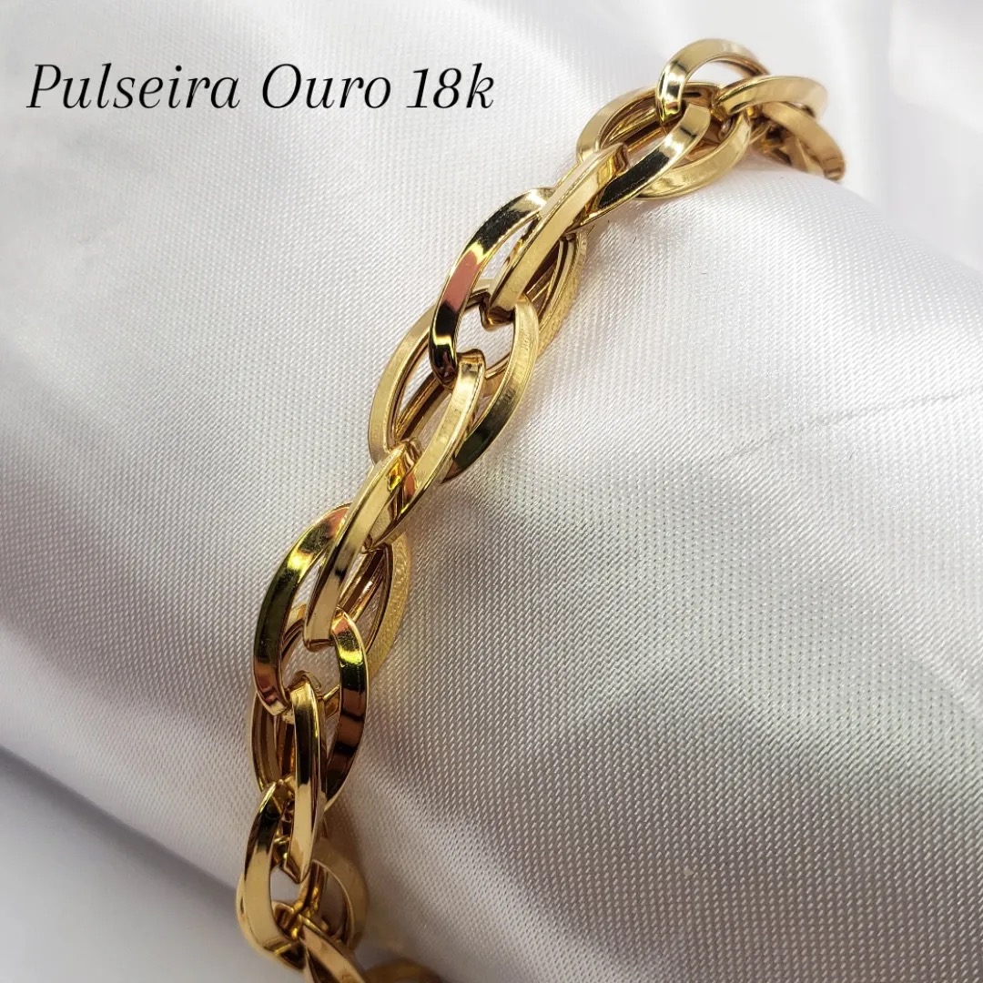 Pulseira de ouro 18k